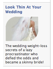 Wedding Weightloss Ad
